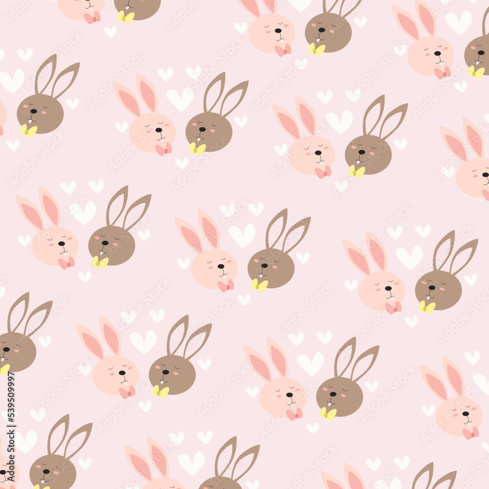 Collection of cute animal patterns suitable for textile design Collection of cute animal patterns suitable for textile design
