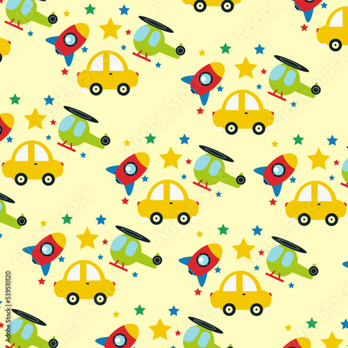 Collection of cute animal patterns suitable for textile design