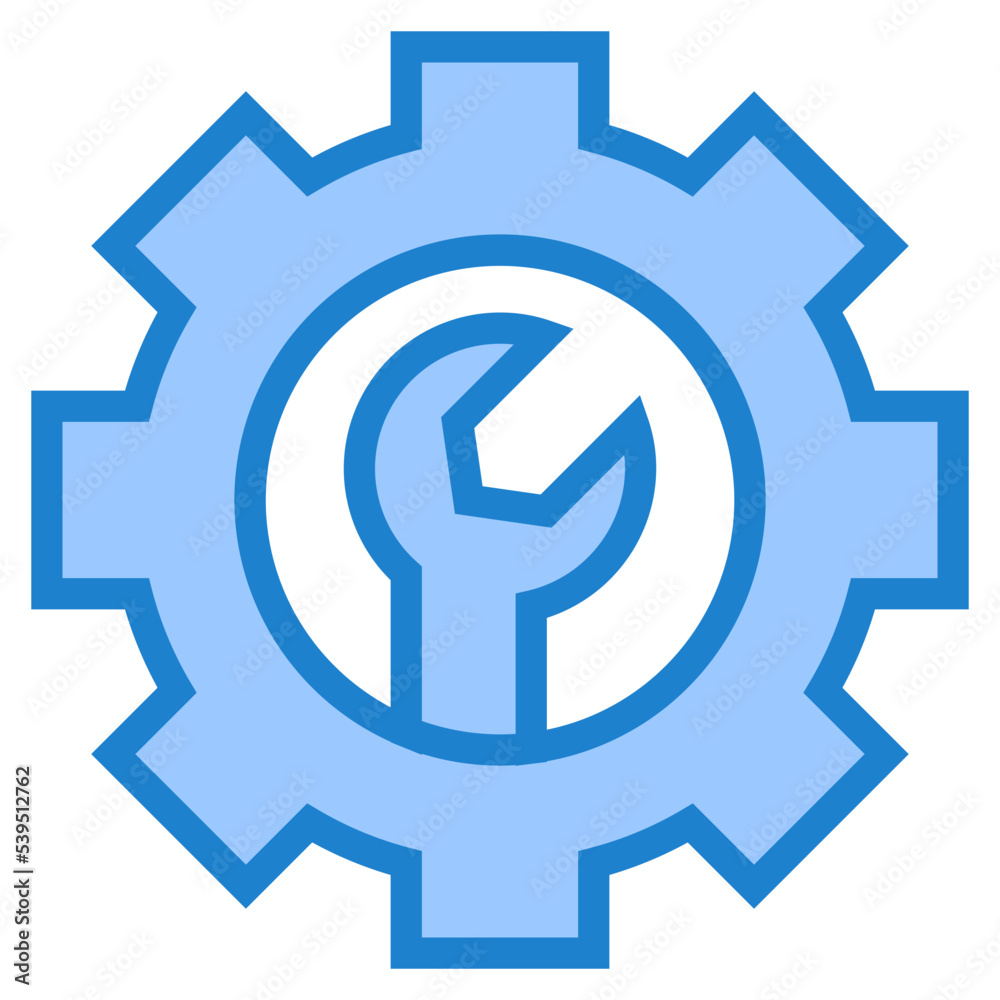 Engineer blue style icon Engineer blue style icon
