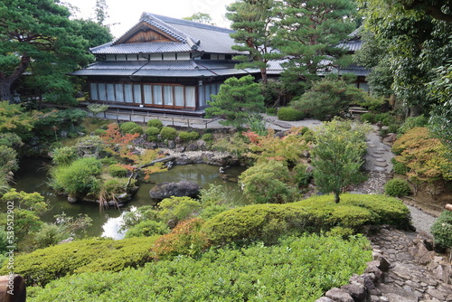 A Japanese garden : Yoshiki-en Japanese Garden in Nara City in Nara Prefecture 日本庭園 : 奈良県奈良市にある吉城園　