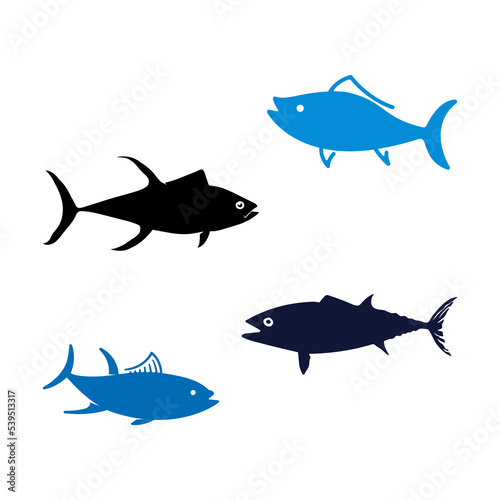 Set of Tuna fish logo  seafood logo design inspiration