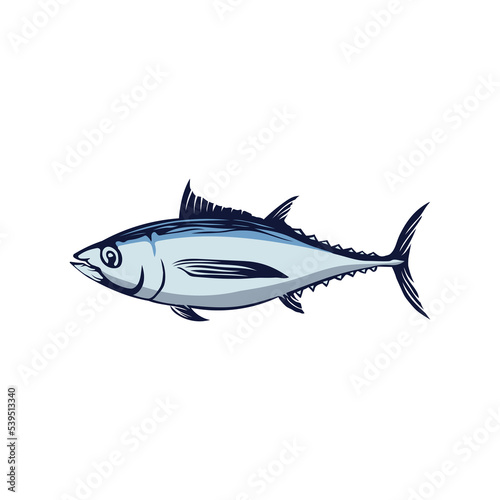 Tuna fish logo, seafood logo design inspiration
