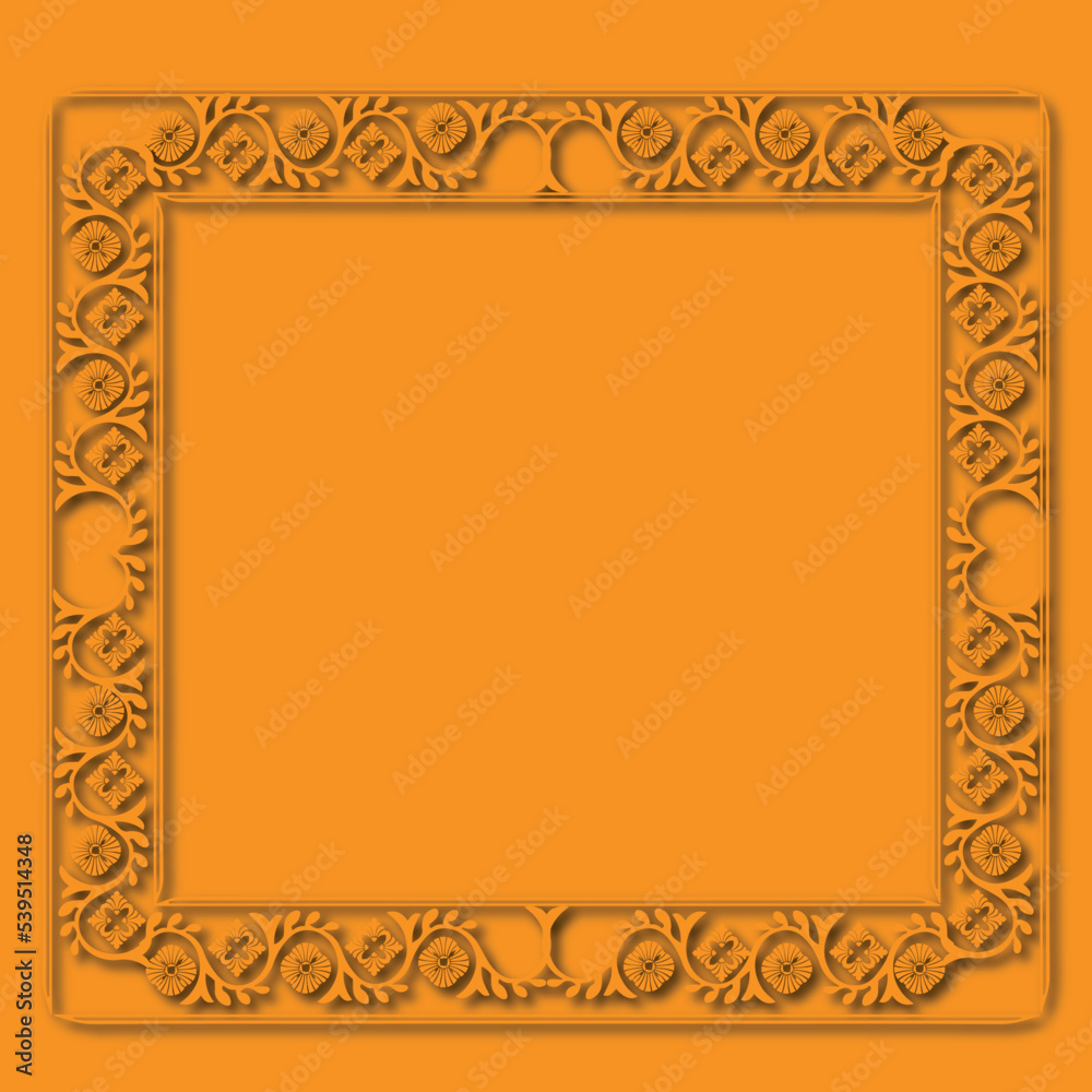 Frame, in the style of an ornament, Vector illustration eps 10, Art. Frame, in the style of an ornament, Vector illustration eps 10, Art.
