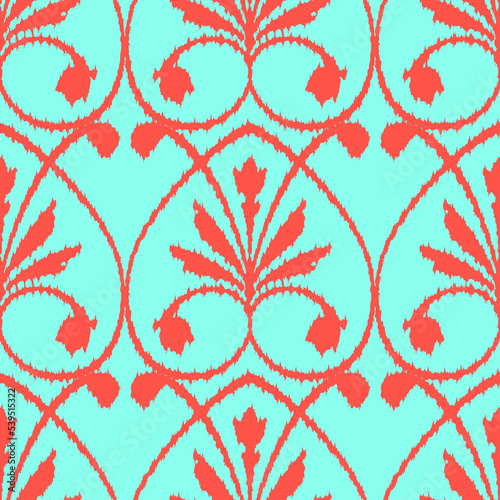 seamless pattern with flowers