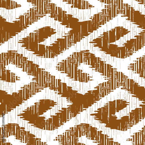 seamless pattern with brown and white stripes