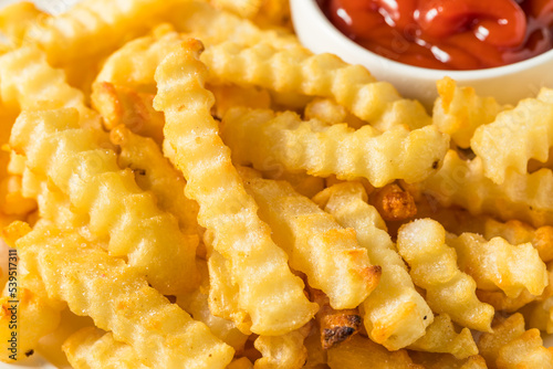 Wallpaper Mural Homemade Crinkle Cut French Fries Torontodigital.ca