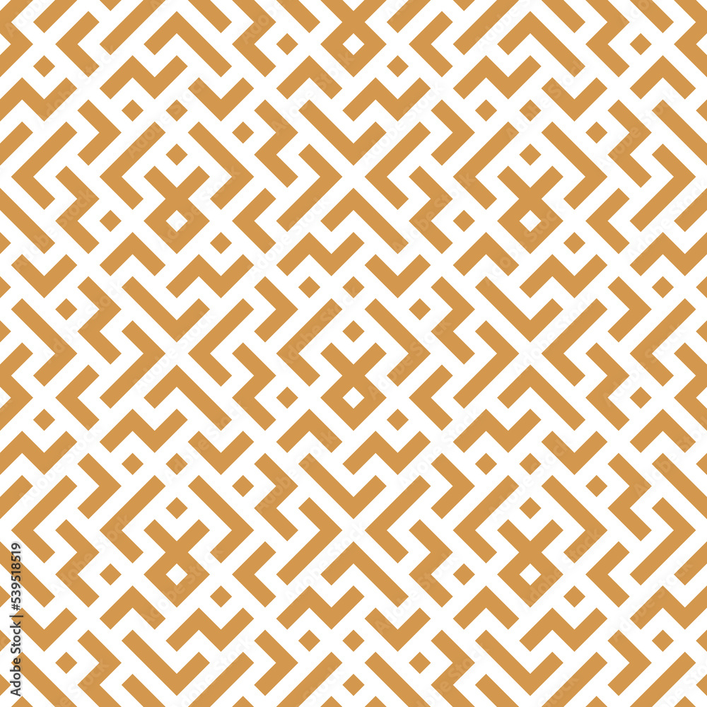 Abstract geometric pattern. A seamless vector background. White and gold ornament. Graphic modern pattern. Simple lattice graphic design Abstract geometric pattern. A seamless vector background. White and gold ornament. Graphic modern pattern. Simple lattice graphic design