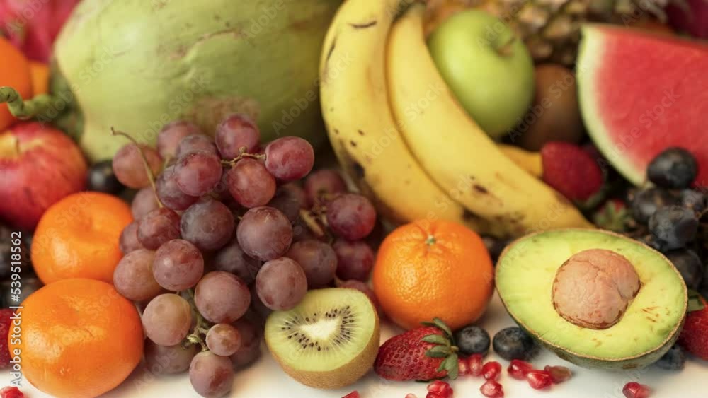 Assortment of fresh fruits Assortment of fresh fruits