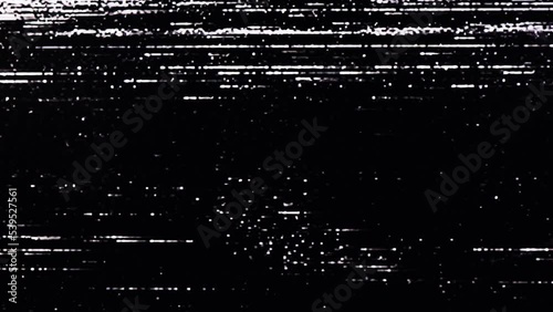 TV Static Noise Glitch Effect – Original Video from a vintage Television