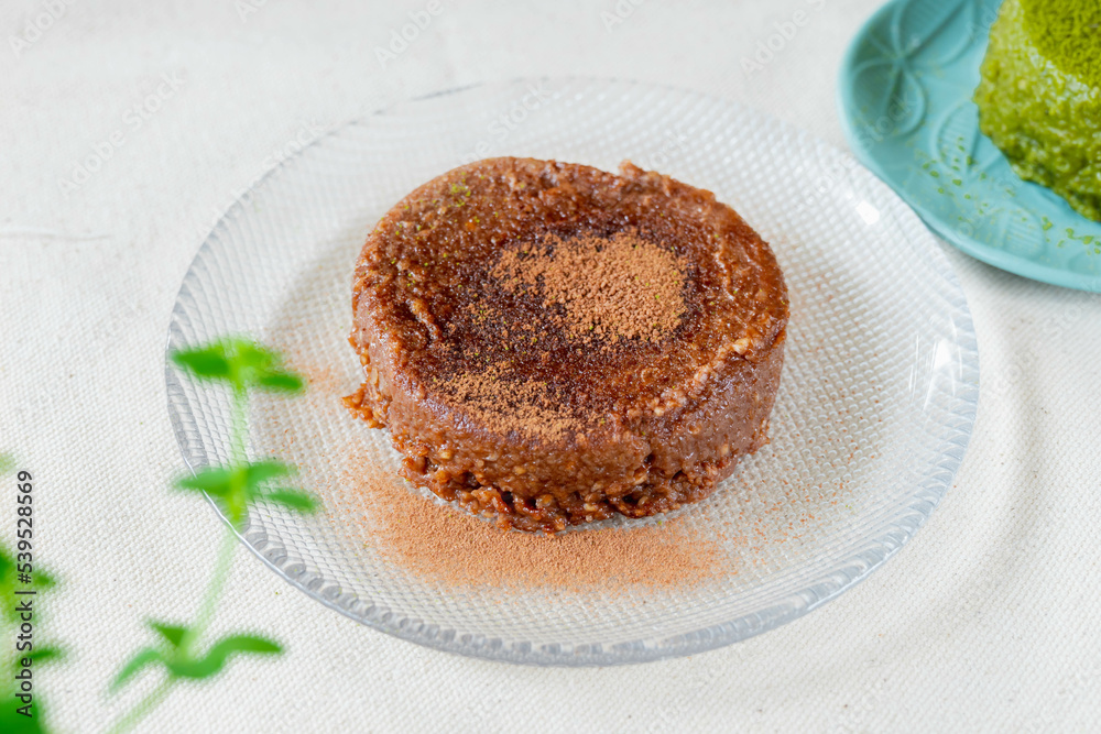 オートミールで作るチョコのプチケーキ オートミールで作るチョコのプチケーキ