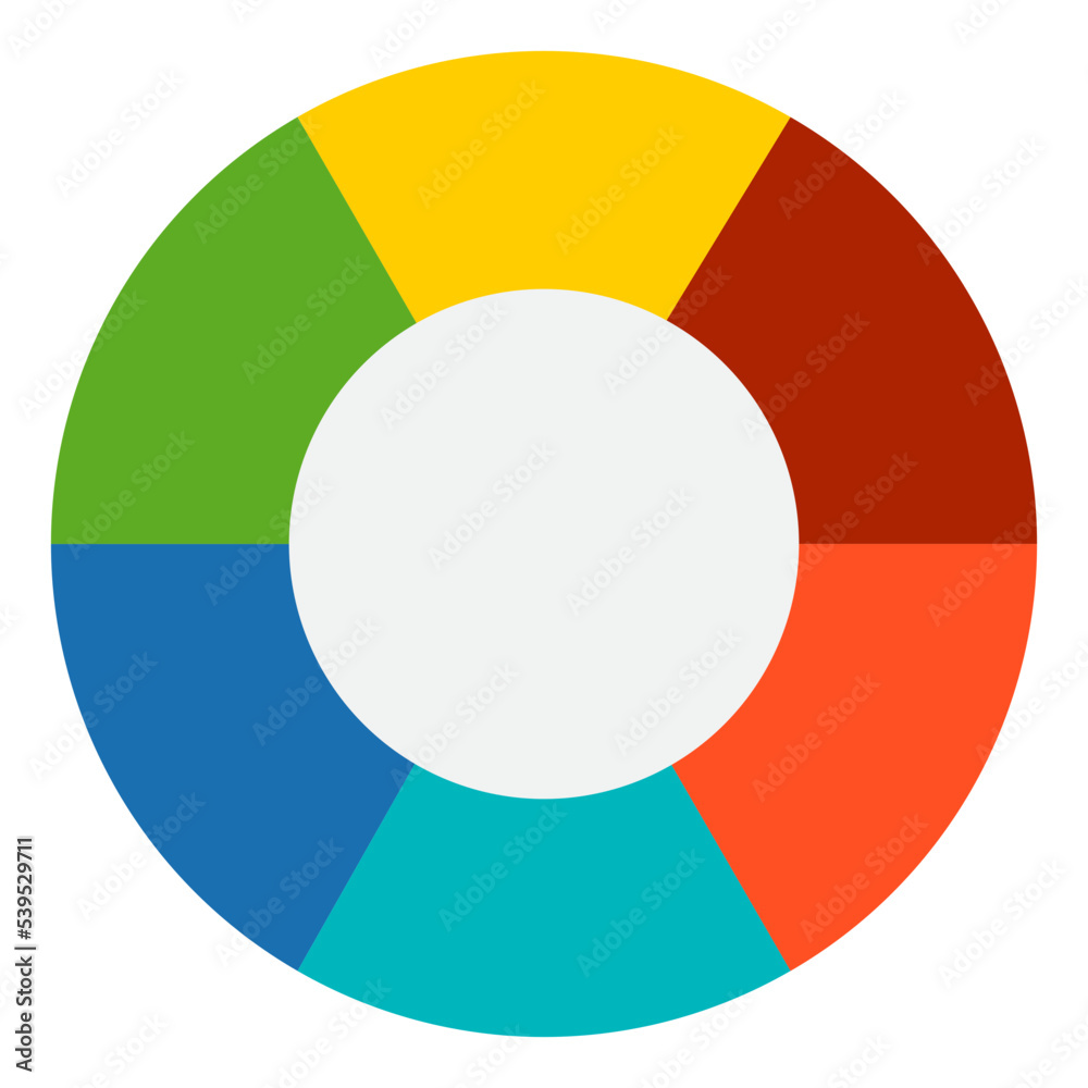 Curcular chart flat style icon Curcular chart flat style icon