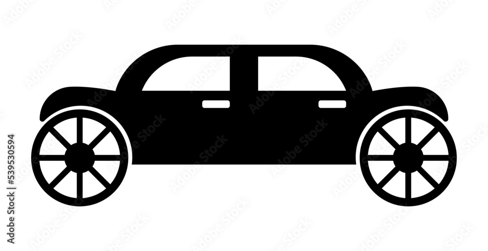 Fototapeta premium car isolated on white