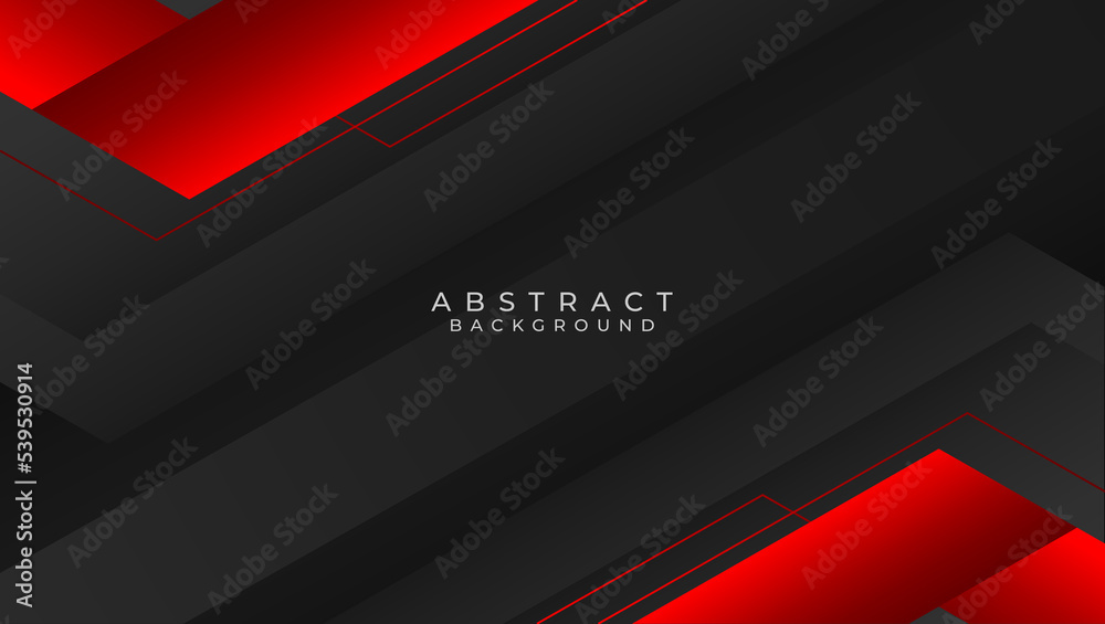 Abstract geometric line red and black background Abstract geometric line red and black background