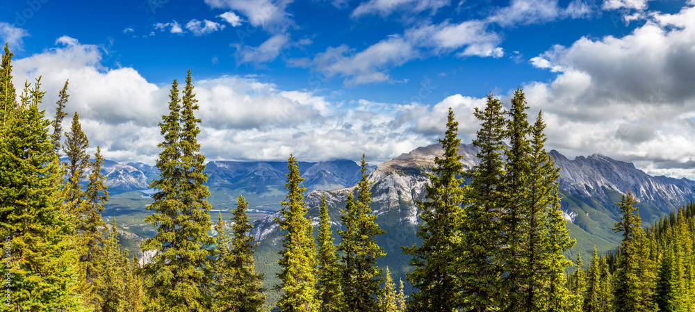 Bow Valley in Banff national park Bow Valley in Banff national park