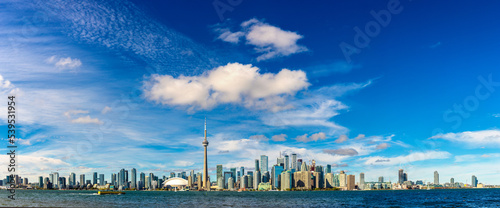 Toronto skyline in a sunny day