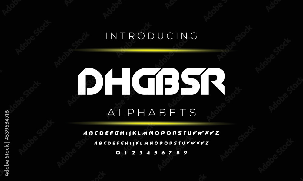 DHGBSR  Elegant alphabet letters font and number. Classic Lettering Minimal Fashion Designs. Typography modern serif fonts decorative vintage design concept. vector illustration