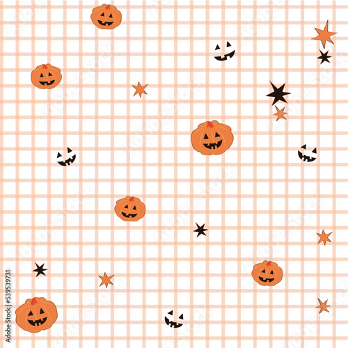 halloween vector pattern background 