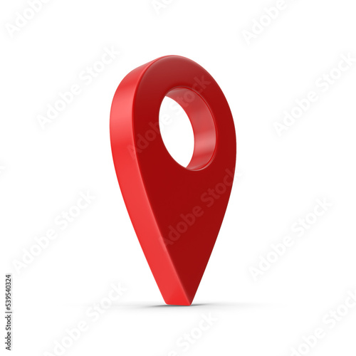 3D Rendering Realistic Location map pin GPS pointer markers GPS location symbol, maps and navigation apps, red geolocation markers, placemark icons, cartography, and traveler interest symbols
