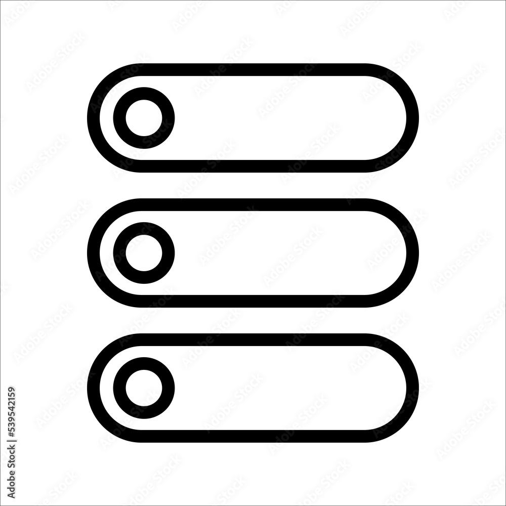 Server icon design isolated on white background, vector illustration,eps 10. Server icon design isolated on white background, vector illustration,eps 10.