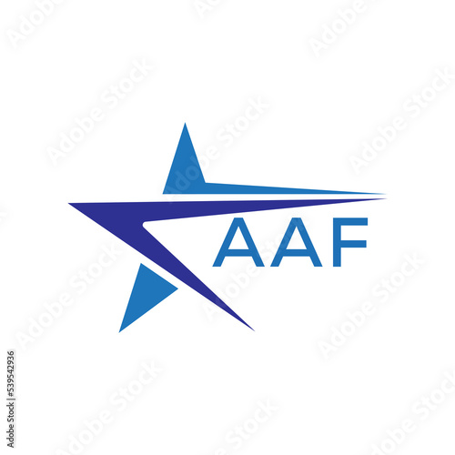 AAF Letter logo black background .AAF technology logo design vector image in illustrator .AAF letter logo design for entrepreneur and business