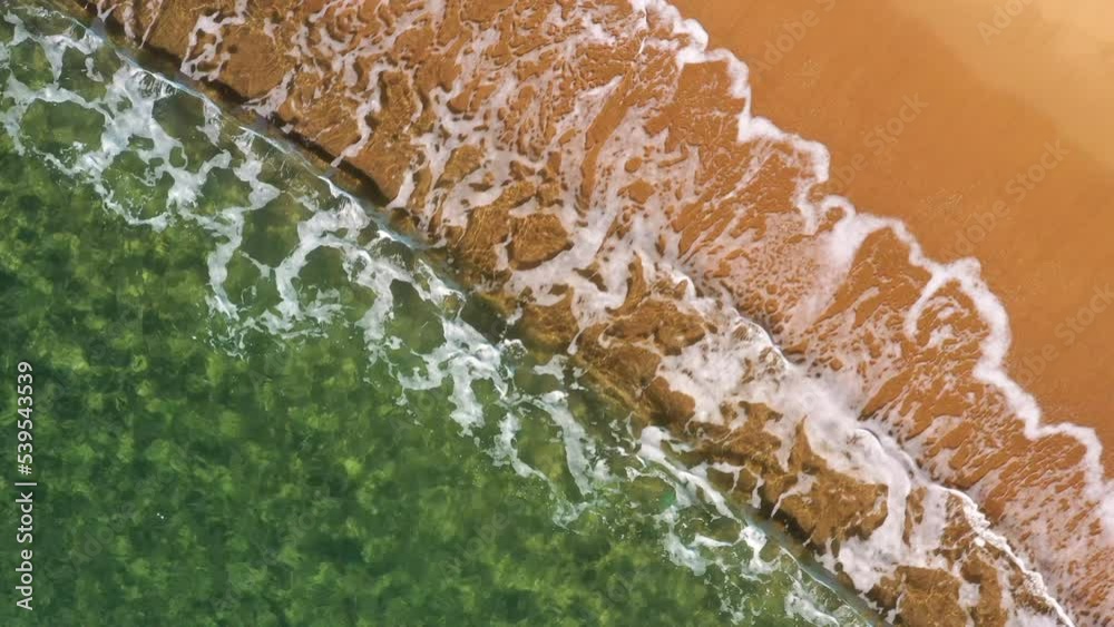 sea wave on the beach sea wave on the beach