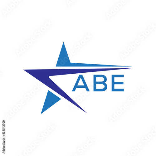 ABE letter logo. ABE blue image on white background. ABE Monogram logo design for entrepreneur and business. . ABE best icon. 
