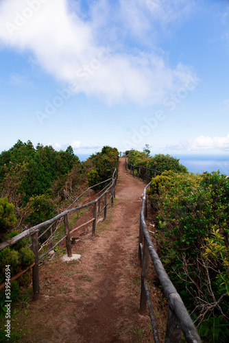 path and sky, paradise, island, vacation concept