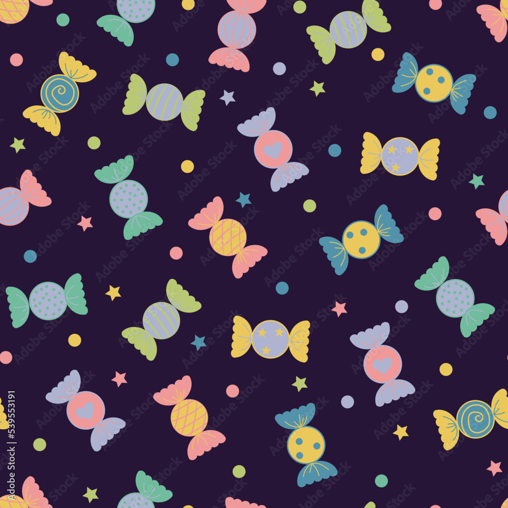 Seamless vector candy pattern Seamless vector candy pattern
