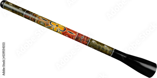 Didgeridoo - Isolated photo