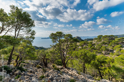 Cap de Formentor - wild coast of Mallorca, Spain. Panorama view.