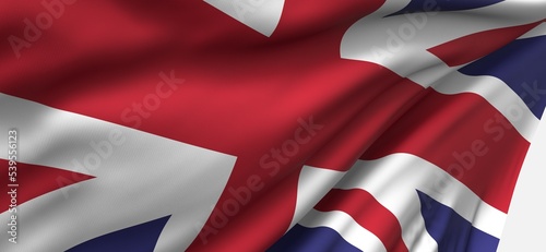 england flag 3d banner jack