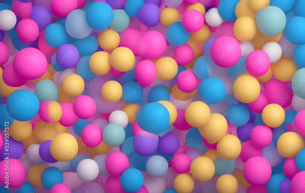 Colorful balls background Colorful balls background
