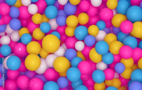 Colorful balls background © Divyesh