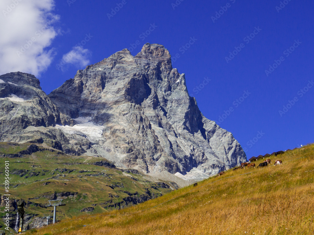 Mount Cervino (or Matterhorn), Italian Alps, Aosta Valley