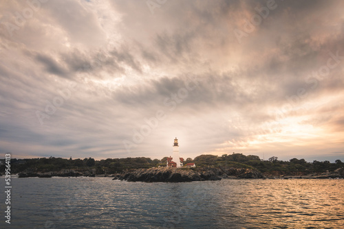 Lighthouse in the light