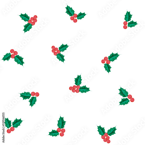 mistletoes pattern christmas photo