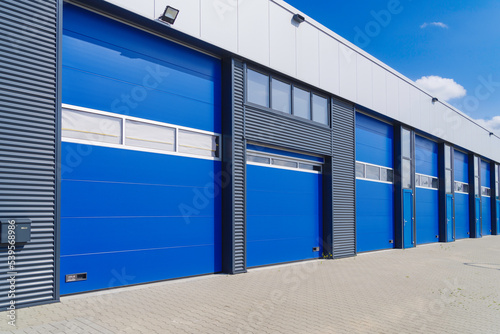 blue industrial units