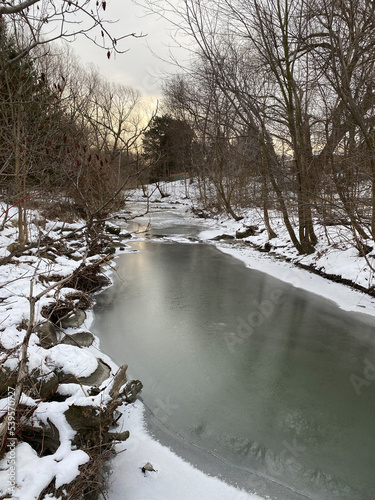 river in winter