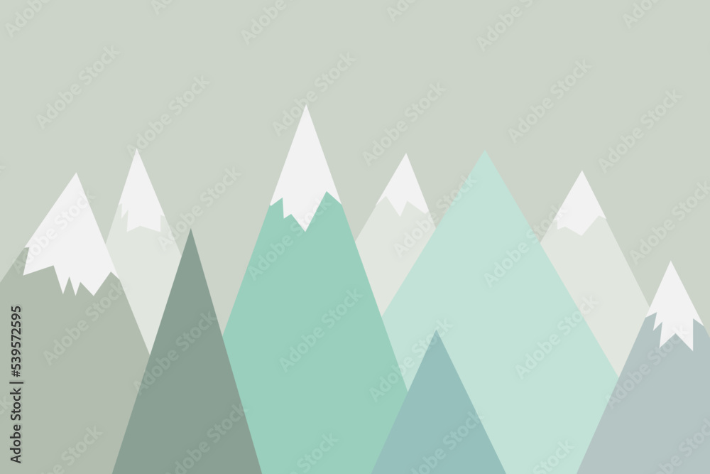 Vector hand drawn abstract mountains and hills. Mountain landscape. Trendy wallpapers. Vector hand drawn abstract mountains and hills. Mountain landscape. Trendy wallpapers.
