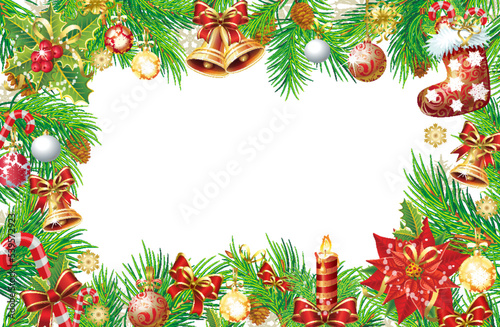 Christmas Frame background for Christmas card