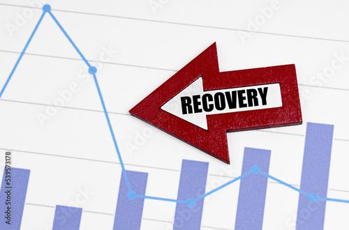 On the reporting chart there is an arrow with the inscription - RECOVERY
