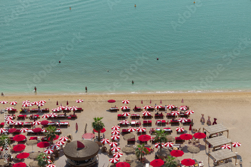 Colorful sandy Beach view