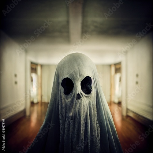 Image of spooky and scary Ghost