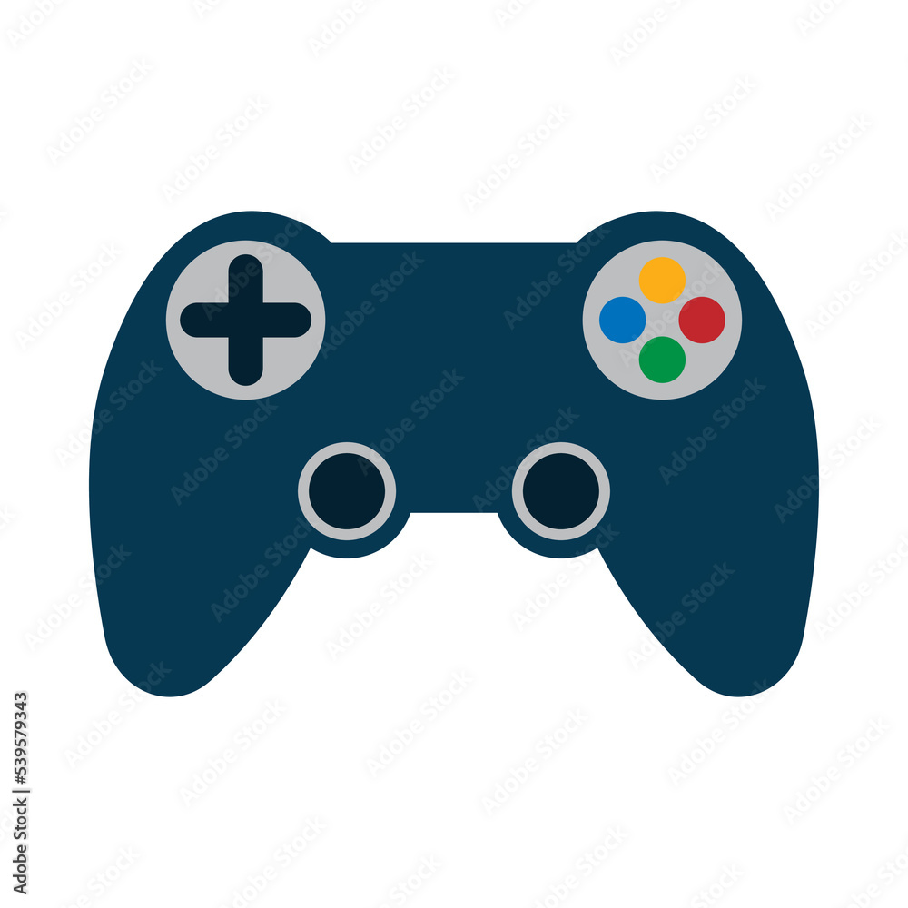 Joystick vector icon. Game console or game controller Joystick vector icon. Game console or game controller