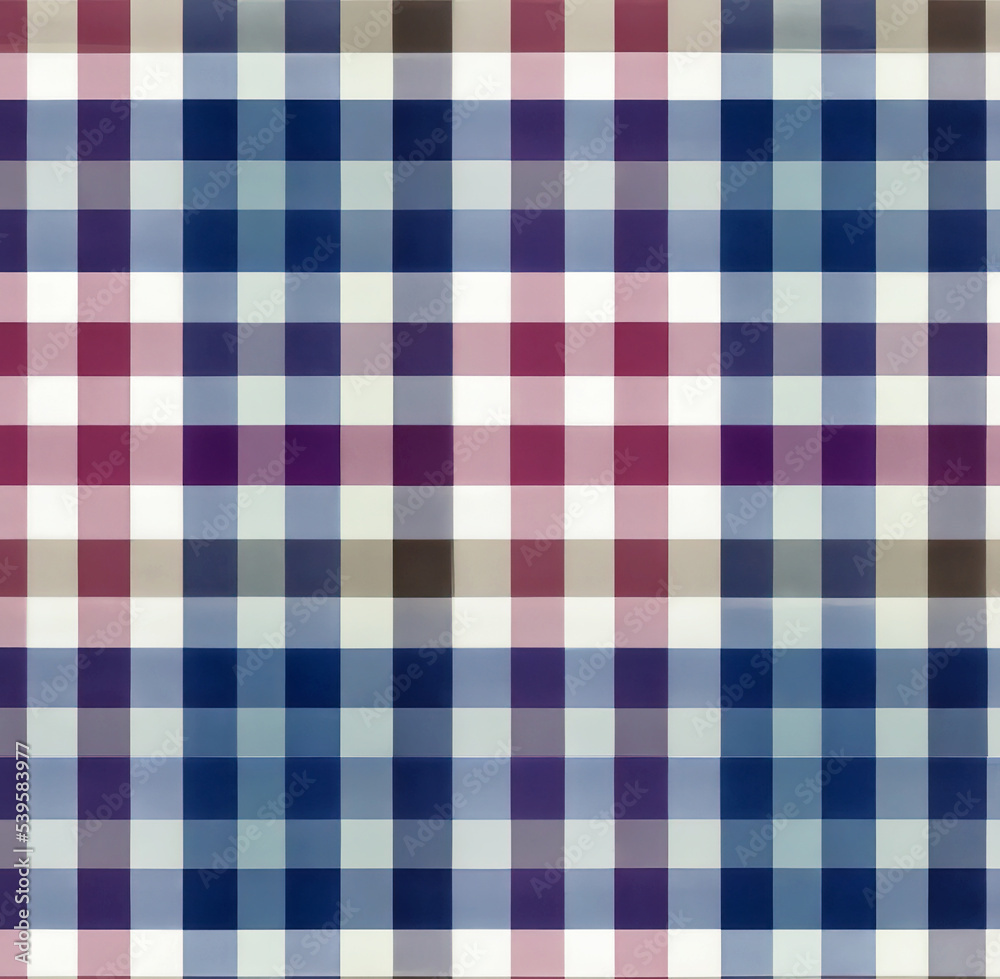 Gingham pattern fabric texture. Computer generated image. A.I. generated art. Gingham pattern fabric texture. Computer generated image. A.I. generated art.