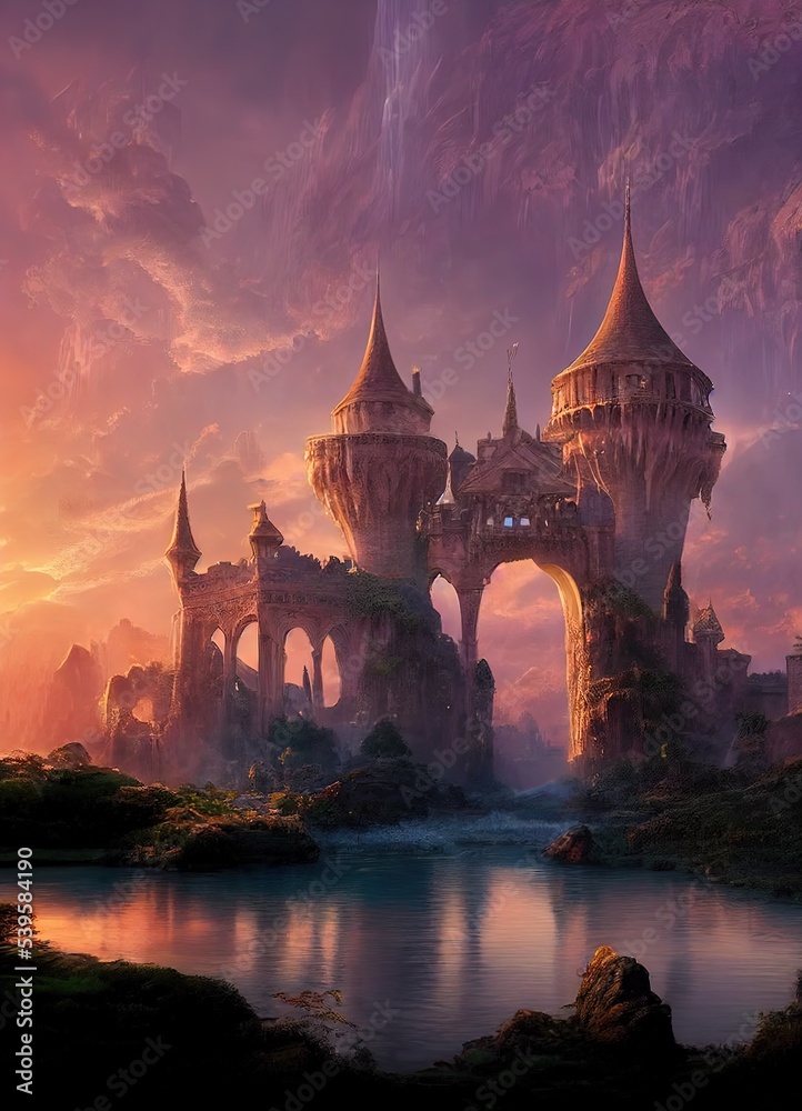 Obraz premium Fantasy Castle