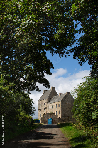 Scottish Castle Midhope in Edinburgh. Localization of the television series Outlander