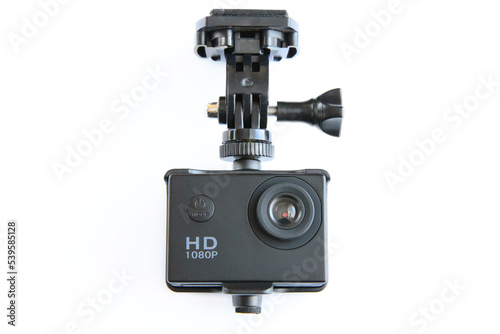 Sports camera on a white background