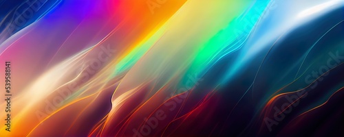 Stampa su tela Abstract colorful background, rainbow color, beautiful light pattern