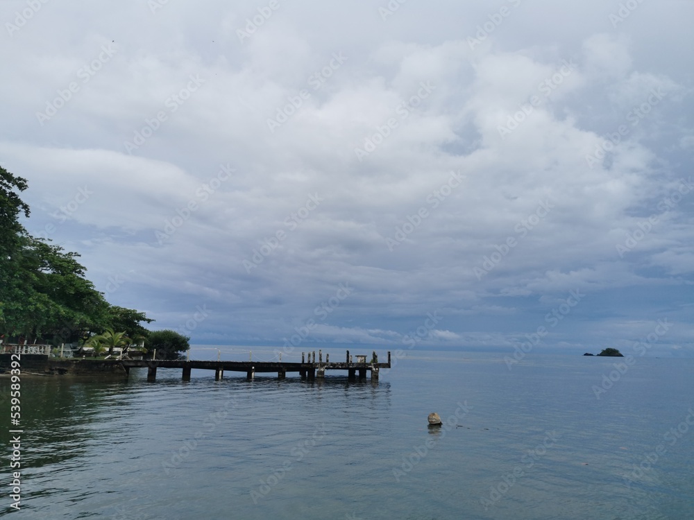 pier on the lake